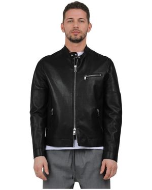 The Jack Leathers Leather Jackets - Black