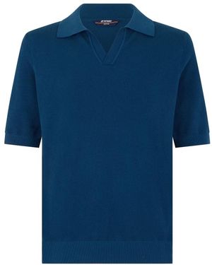 K-Way Polo Shirts - Blue