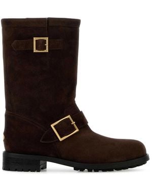 Jimmy Choo Biker Mid - Bruin
