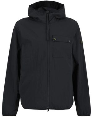 Barbour Jassen ,Zwart ,Leer Dalton Casual Jacket
