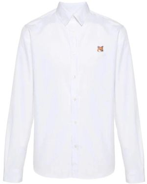 Maison Kitsuné Formal Shirts - White