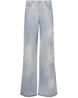 Ermanno Scervino Baggy Jeans - Grijs