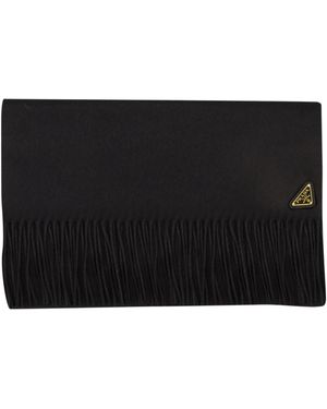 Prada Accessoires ,Zwart ,Wol Winter Scarves