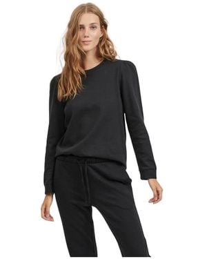 Vila Rustie L/S Sweat Top - Zwart
