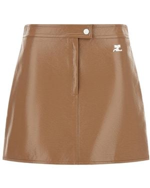 Courreges Reedition Mini Rock - Braun