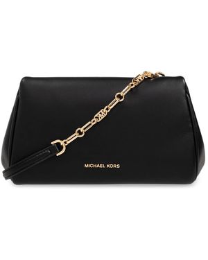 Michael Kors 'belle' schultertasche - Schwarz