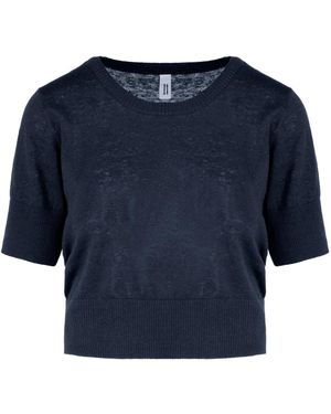 Bomboogie Round-Neck Knitwear - Azul