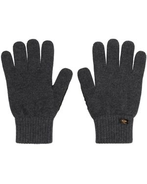 Moorer Kaschmir Gestrickte Handschuhe - Schwarz