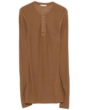 Ami Paris Long Sleeve Tops - Bruin