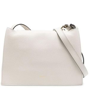 Furla Borsa a tracolla in pelle bianca grana - Bianco