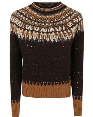Ermanno Scervino Round-Neck Knitwear - Noir