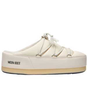 Moon Boot Mules - White