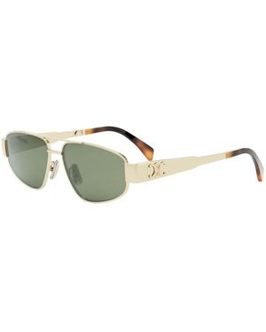 Celine Metal Triomphe Sonnenbrille - Mettallic