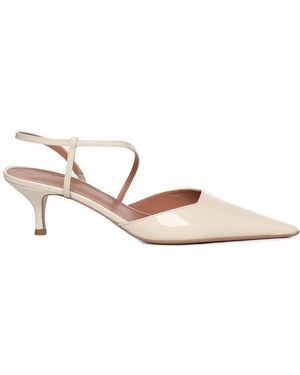 Giuliano Galiano Nude Sandalen Mit Absatz Und Riemen - Mettallic