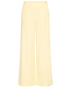 Ichi Wide Trousers - Yellow