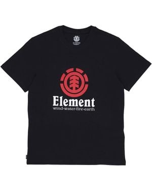Element Verticale Flint Zwart Tee Korte Mouw