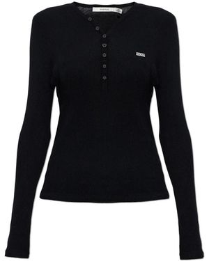 Gestuz V-Neck Knitwear - Azul