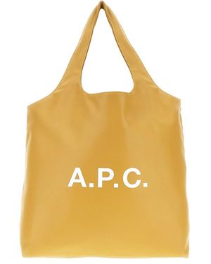 A.P.C. Tote Bags - Giallo