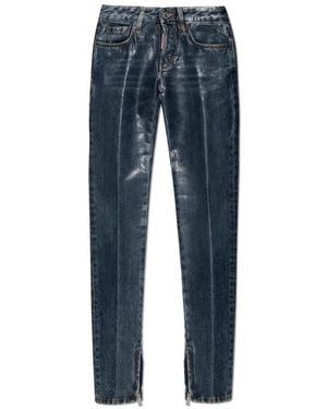 DSquared² Super Skinny Fit Iced Jeans - Blauw