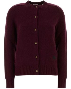 Burberry Cashmere Knitwear - Purple