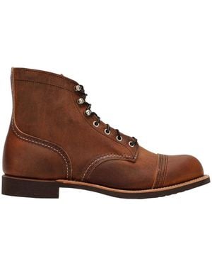 Red Wing Lace-Up Boots - Brown