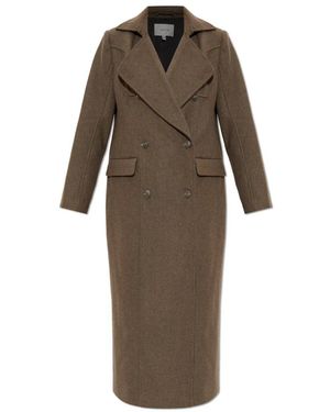 Gestuz Double-Breasted Coats - Marrón