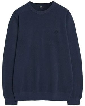 Fred Perry Round-Neck Knitwear - Bleu