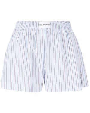 Des Phemmes Cotton Boxer Shorts - Blau