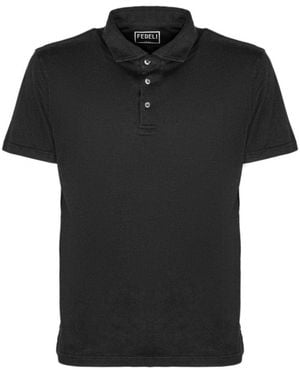 Fedeli Polo Shirts - Black