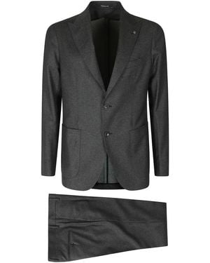 Tagliatore Single Breasted Suits - Negro