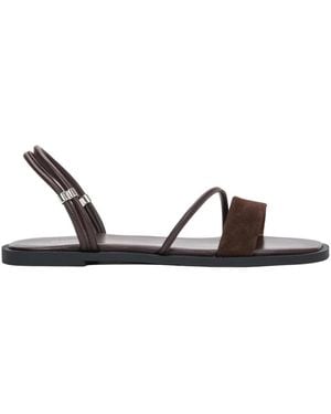 ESTRO Flat Sandals - Brown