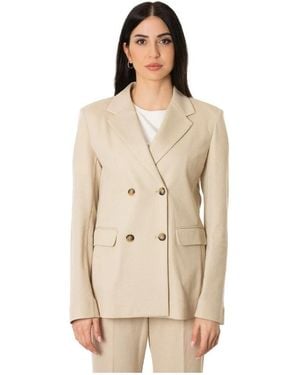 Max Mara Jassen ,Katoen Rotondo Jas - Naturel