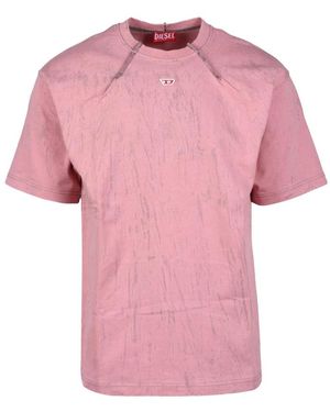 DIESEL T-Shirts - Pink