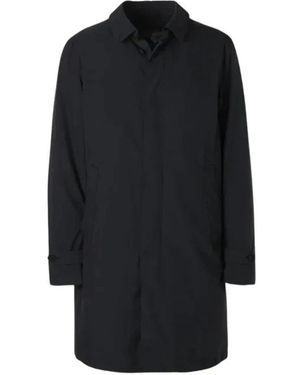 Herno Single-Breasted Coats - Negro