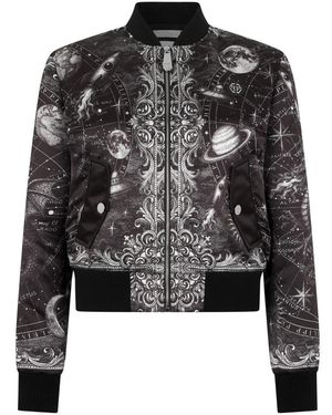 Philipp Plein Bomber Jackets - Nero