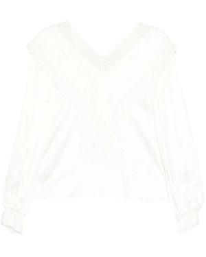Self-Portrait Blouses - White