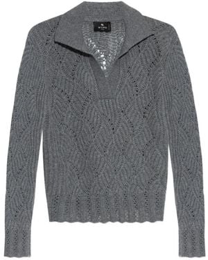 Etro Cashmere Knitwear - Grey
