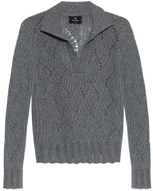 Etro Cashmere Knitwear - Gris
