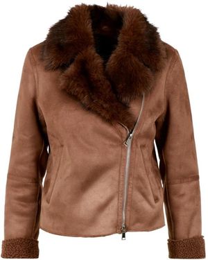 Betta Corradi Schapenvacht Jas - Bruin