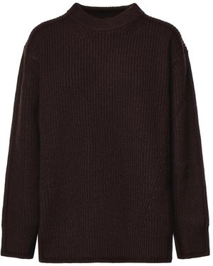 Pinko Truien & Vesten ,Bruin ,Round-Neck Truien - Zwart
