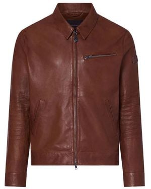 Peuterey Leather Jackets - Brown