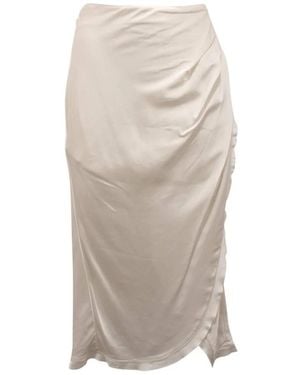 Pinko Midi Skirts - Natural