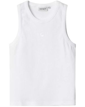 Carhartt Sleeveless Tops - White