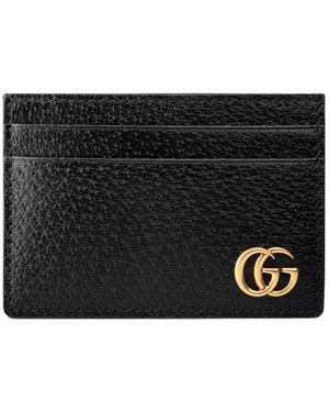 Gucci Accessoires ,Zwart ,Leer Gg Marmont Money Clip