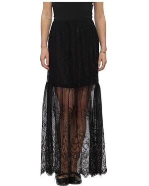 ROUGE EDIT Rouleya Hw Maxi Rock - Schwarz