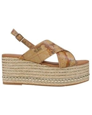 Alviero Martini 1A Classe Wedges - Metallic
