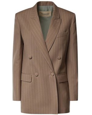 Valentino Garavani Blazers - Brown