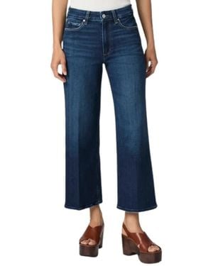 PAIGE Cropped Jeans - Blauw