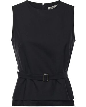 Ottod'Ame Schwarzes Top Mit Stil