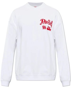 DIESEL Sweatshirts - Blanco